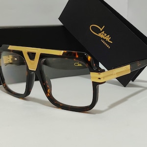 Cazal Eyeglasses Tortoise Gold Frame Clear Lens Vintage Eyewear