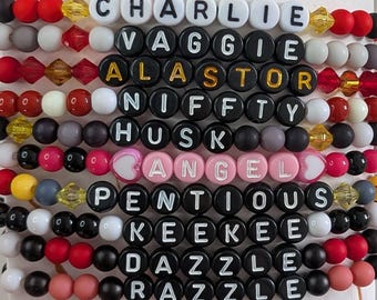Pulseras inspiradas en Hazbin Hotel - Residentes de Hazbin Hotel