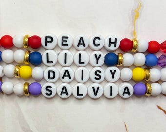 Pulseras inspiradas en el melocotón de boda