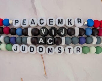 Pulseras inspiradas en DCU - Peacemaker