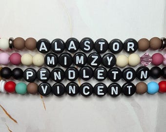 Pulseras inspiradas en Hazbin Hotel - Versión Humana