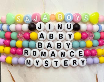 Pulseras inspiradas en KPDH - Saja Boys