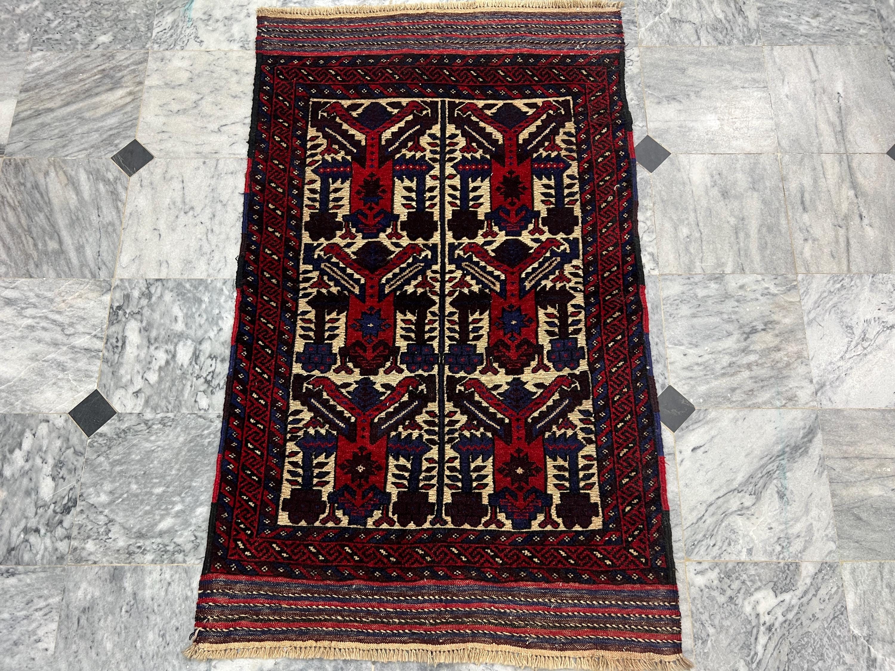 ラグ・カーペット Baluch small rug トライバルラグ / バルーチ Small