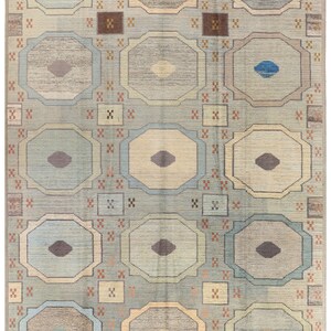 9x12 Ft Brown Moroccan Rug - Afghan Hand Knotted Veg Dye Wool Rug - Area Rug - Contemporary Rug - Wool Rug - Geometric Rug - Colorful Rug