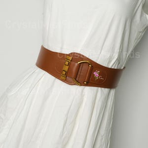 Simple Wide Belt, Belt, Women&#39;s Belt, Removable Wide Belt, Fashionable Leather Belt, Vintage Leather Belt, Mother&#39;s Day Gift