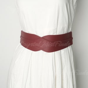Adjustable Genuine Leather Belt, Suit Jacket/Dress Belt, Fashion Belt, Handmade Belt, Wide Belt, Gift For Her