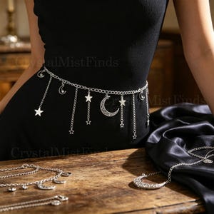 Star Chain Belt - Etsy