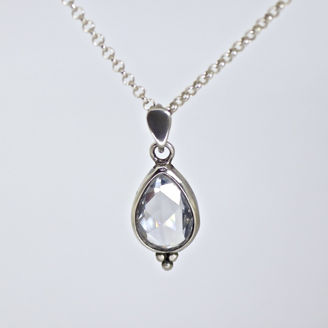 Crystal Teardrop Necklace