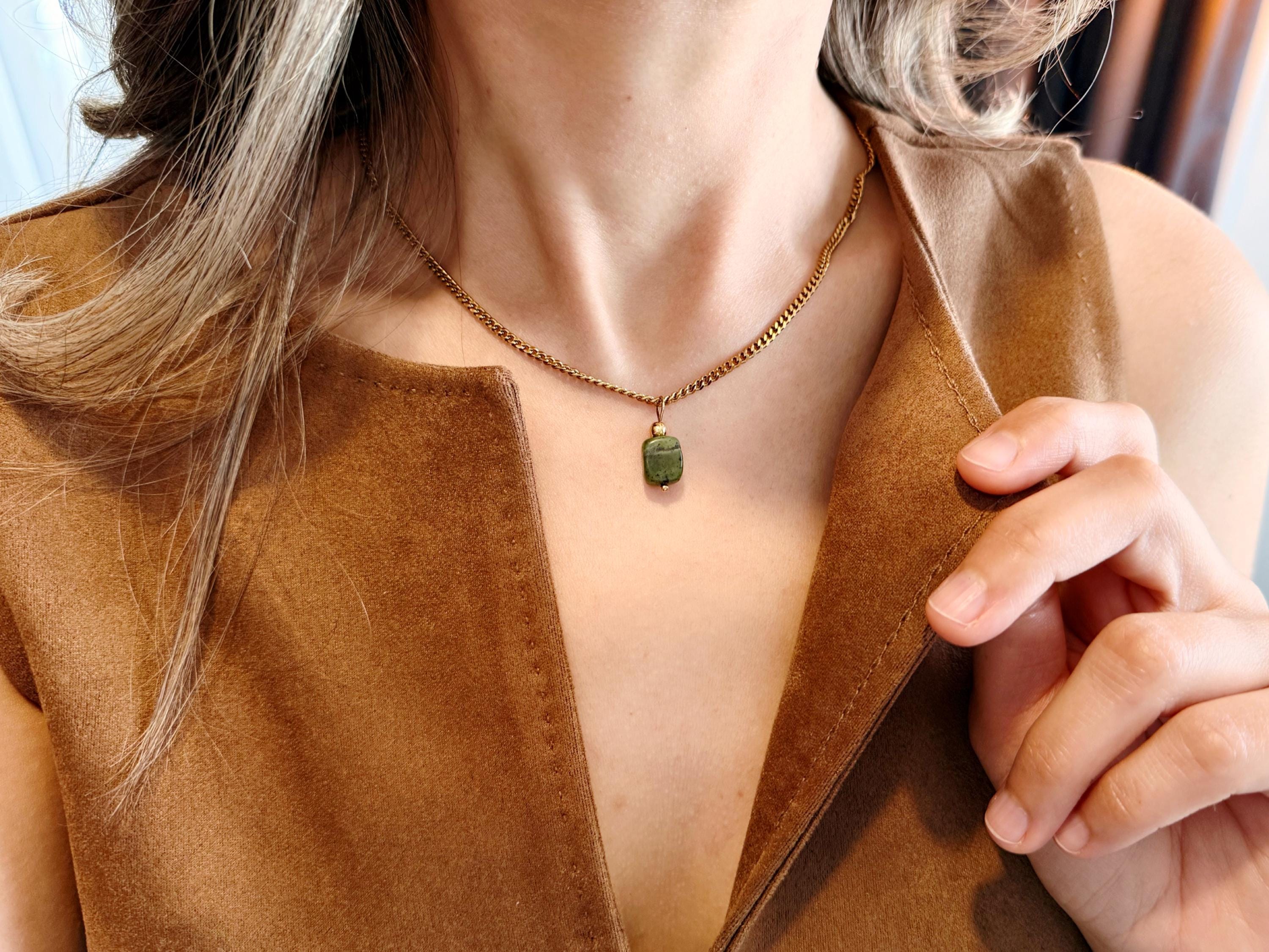 Real jade necklace - Etsy 日本