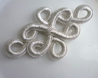 Silver metallic Moroccan diamond  embellishment