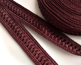Arabian Spice art silk trim, medium,  raised pattern, authentic sfifa textured trim  5 metres