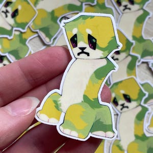 Sticker Minecraft Creeper - Joli cadeau pour gamer