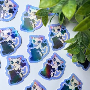 Goth subculture furry cat - edgy gift for goths, emos, witches