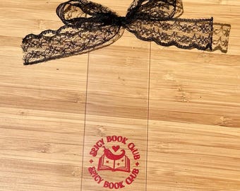 Spicy Book club bookmark