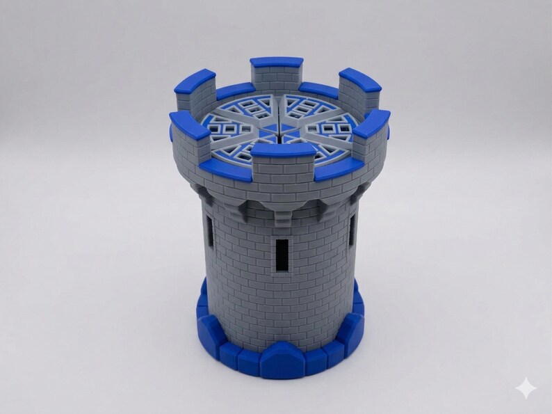 Mechanical Castle Dice Tower – 3D Printed TTRPG Accessory, D&D Gaming ...