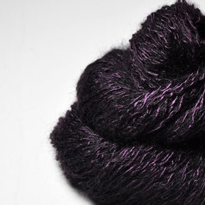 Last dance - Silk / Super Kid Mohair / Polyamide Sport Yarn - Purple Hand Dyed Yarn - handgefärbte Seide  - Garn handgefärbt - DyeForYarn