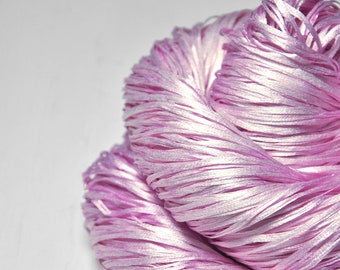 Baby unicorn - Hand Dyed  Silk Tape Lace Yarn - Hand Dyed Yarn - handgefärbte Seide  - Garn handgefärbt – DyeForYarn