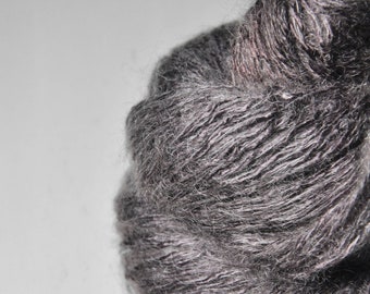 Faded black walnut floor - Silk / Mohair / Polyamide Sport Yarn - Hand Dyed Yarn - handgefärbte Seide  - Garn handgefärbt - DyeForYarn