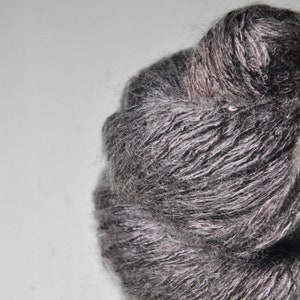 Faded black walnut floor Silk / Mohair / Polyamide Sport Yarn Hand Dyed Yarn handgefärbte Seide Garn handgefärbt DyeForYarn image 1