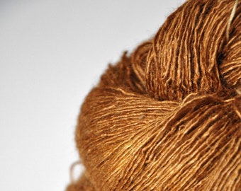 Camel gone wild - Tussah Silk Lace Yarn - Hand Dyed Silk Yarn - handgefärbte Seide - Garn handgefärbt - DyeForYarn