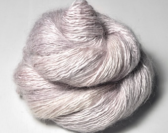 Tooth fairy - Silk / Mohair / Polyamide Sport Yarn - Hand Dyed Yarn - handgefärbte Seide  - Garn handgefärbt - DyeForYarn