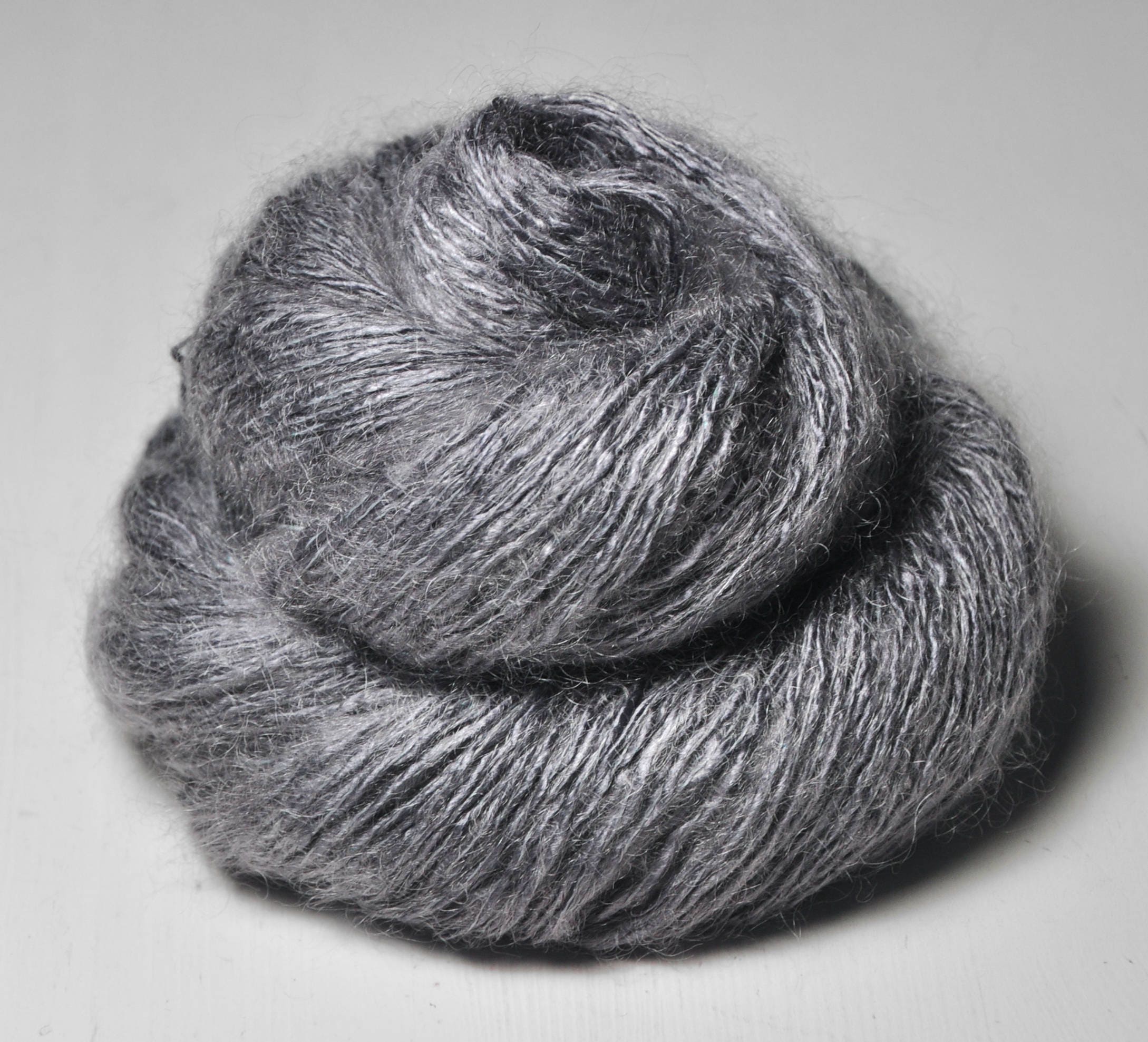 Gray Which Not Be Named Silk / Mohair / Polyamide Sport - Etsy Hong Kong