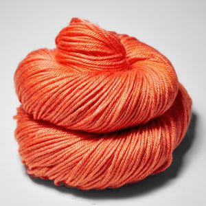 Surimi gone bad - Silk / Merino DK Yarn superwash - Hand Dyed Yarn - handgefärbte Seide  - Garn handgefärbt - DyeForYarn