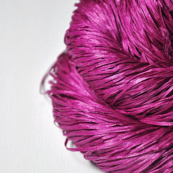 Electric light purple - Silk Tape Lace Yarn - SUMMER EDITION - LSOH