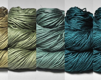 Soyez plus actif - Gradient Set of Silk / Cashmere Fingering Yarn - Fil teint à la main - Garn handgefärbt - DyeForYarn