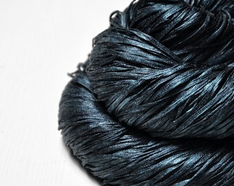Dead Marshes - Hand Dyed  Silk Tape Lace Yarn - Hand Dyed Yarn - handgefärbte Seide  - Garn handgefärbt – DyeForYarn