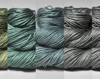 Arrosez vos plantes - Gradient Set of Silk / Cashmere Fingering Yarn - Hand Dyed Yarn - Garn handgefärbt - DyeForYarn