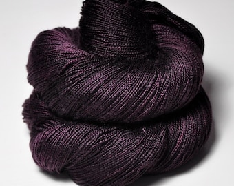 Last dance - Seide / Merino Lacegarn superwash - Seide / Merino Garn handgefärbt - DyeForYarn