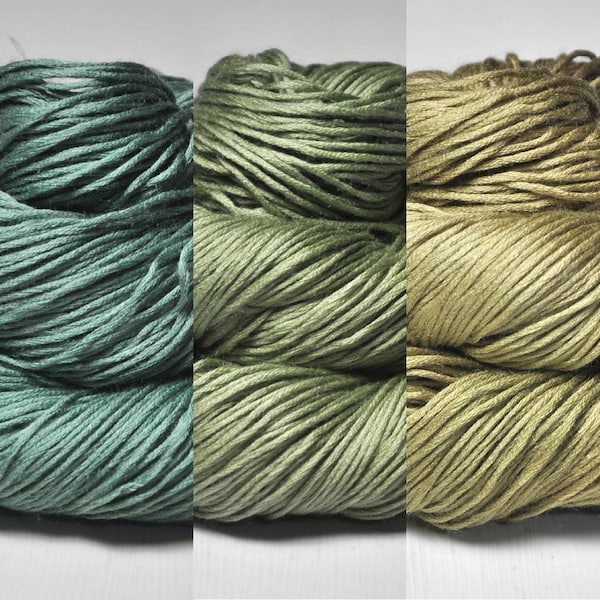 Tend to your garden - Gradient Set of Silk / Cashmere Fingering Yarn - Hand Dyed Yarn - Garn handgefärbt - DyeForYarn