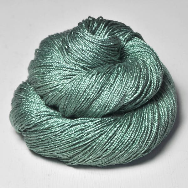 Hilo marino bajo el sol - Cordonnette Silk Fingering Yarn - handgef-rbte Seide - Garn handgef-rbt - DyeForYarn