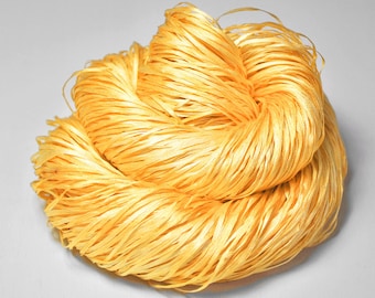 Sunny summer day - Hand Dyed  Silk Tape Lace Yarn - Hand Dyed Yarn - handgefärbte Seide  - Garn handgefärbt – DyeForYarn