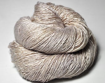 Blueberry vanilla ice cream - Tussah Silk Fingering Yarn -  Hand Dyed Yarn - handgefärbte Seide  - Garn handgefärbt - DyeForYarn