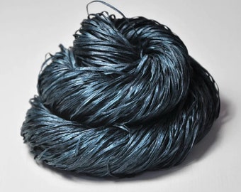 Leaving the Dead Marshes - Hand Dyed Silk Tape Lace Yarn - Hand Dyed Yarn - handgefärbte Seide - Garn handgefärbt – DyeForYarn