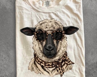 Comfort Colors® Glam Sheep shirt, Everyday shirt, Western shirt, Cowboy shirt, State Fair shirt, Show Sheep shirt , Livestock Show shirt