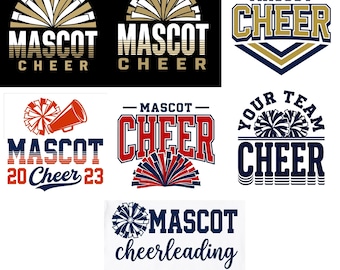 Cheerleading Png Bundle, Cheer Team Shirt Design, Cheer Png, Cheerleading Png, Cheerleader Front Back Png, Cheer Mom Png, Megaphone Png