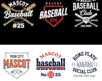 Baseball Svg Bundle, Editable Baseball Graphics for Shirts, Tumblers & Decals – Baseball Clipart Svg  Instant Download