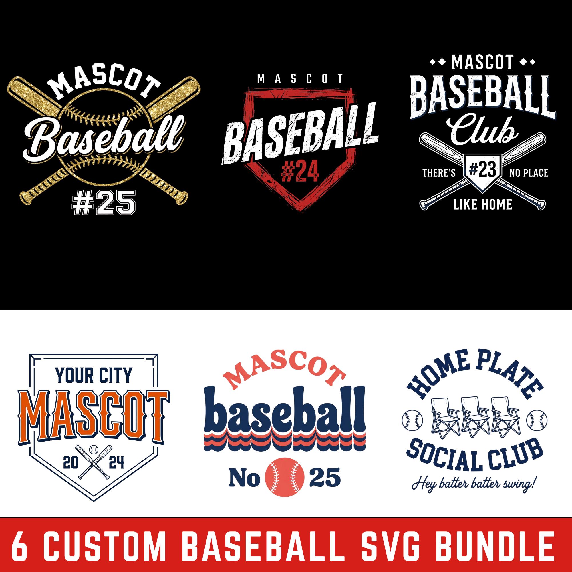 Baseball Svg Bundle, Editable Baseball Graphics for Shirts, Tumblers ...