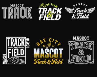 Track and Field Team Svg Bundle, Track & Field Template Svg,  Track and Field Svg, School Track Digital Desi.