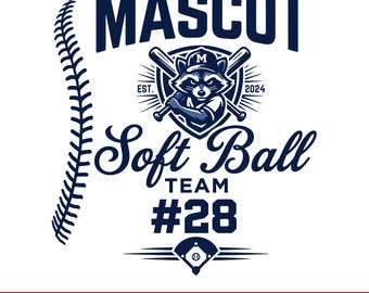 Softball Png, Softball Team Template Png, Softball Team Shirts Png, Softball Mom Png, Softball Logo Png