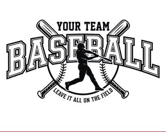 Custom Baseball Your Team Png, Custom Team Logo Designs, Your Team Baseball Png, Baseball Png Custom, Baseball with Team Name Png
