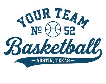 Basketball Png, Basketball Team Template Png, Basketball Mom Png, Png Files for Cricut, Basketball Team Shirts Png, Logo Png