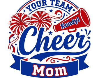 Custom Cheer Team Png, School Spirit Png, Personalized Cheer Shirt, Cheerleading Shirt Png, Cheer Team Name Png, Instant digital download