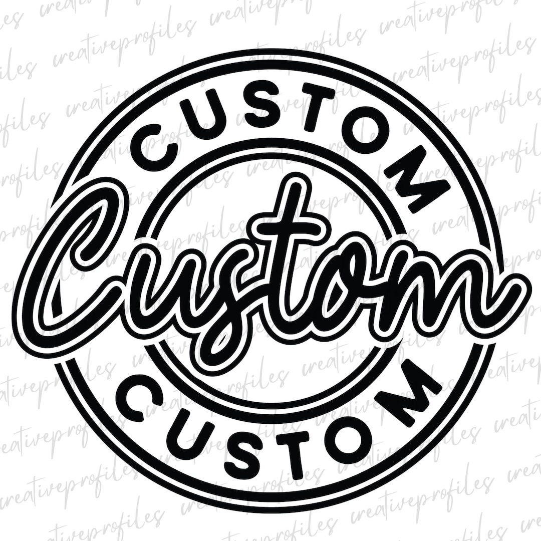 Custom Circle Svg, Custom Name Svg, Cricut, Customized Svg, Circle Svg ...