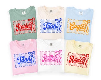Custom School Mascot Shirt, Personalized Sport T-Shirt, Custom Team Logo Tee, Team Mascot Shirt, Custom Sport, Game Day Mom, Mascot Shirt