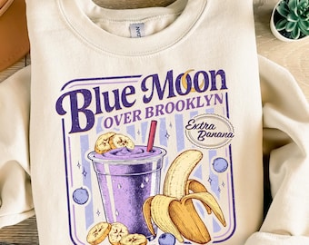 Blue Moon Over Brooklyn Shirt Comfort Shirt, Heated Rivalry Extra Banana Smoothie Tshirt, Romance Book Movie, Scott And Kip Movie Tee
