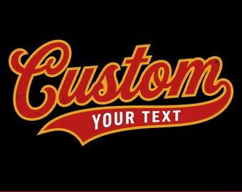 Custom Mascot PNG, Custom Old School Baseball Font Shirt Design, Retro School Sport Mascot Personalized Png, Png Sublimation